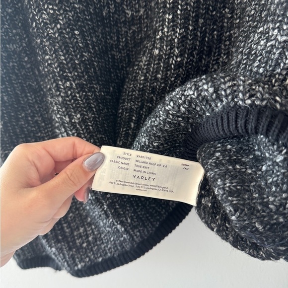 VARLEY Willard Knit Black Half Zip M - Picture 11 of 12